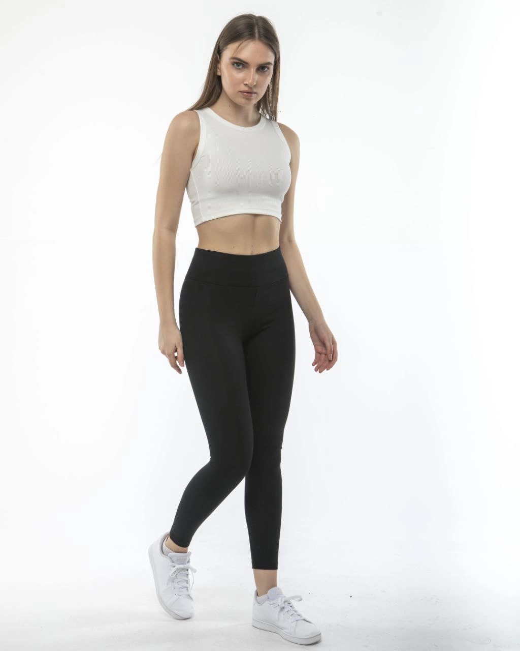 Luviroli Kadın Yüksek Bel Celik Tayt - Siyah